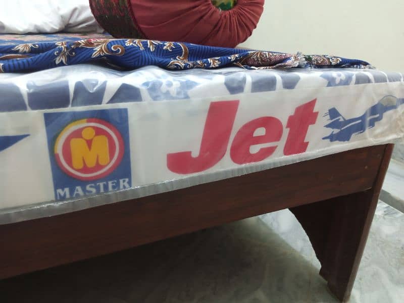 Single Bed Two Mattress MASTER JET For Sale Urgent 3