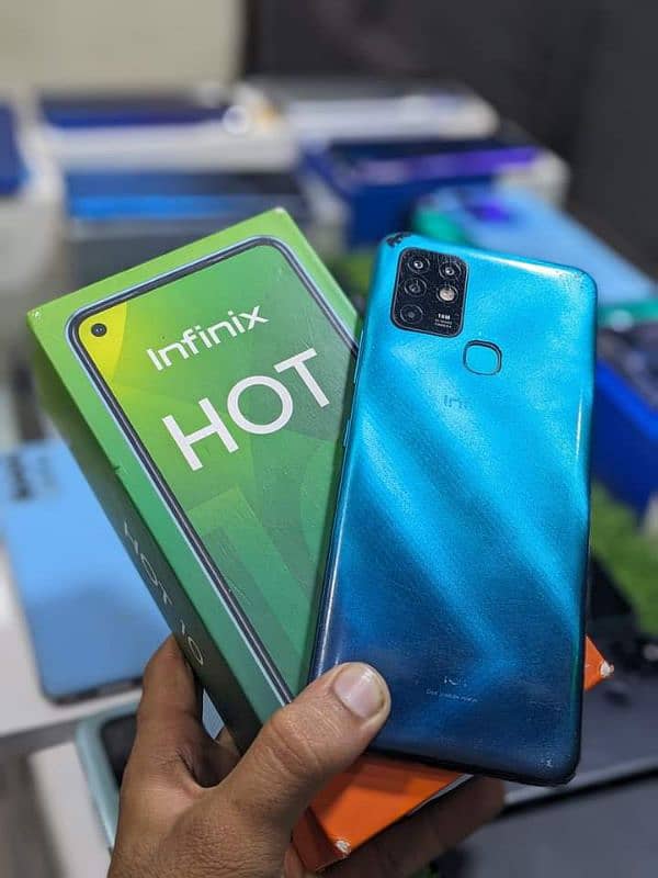 infinixe Hot 10 Play || 4/64GB•|| 6000mAh_|| Rs8000 0