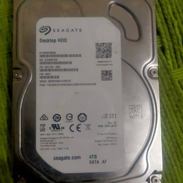 seagate 4 tb desktop hard disk model skr001 0