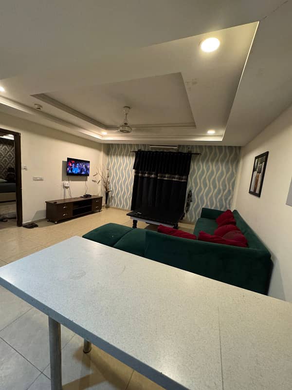 Height 1 Furnished one bedroom flat for rent in Height 1 bahria town Islamabad 5