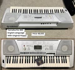 Yamaha keyboard Psr 450 English Language With Original Floppy