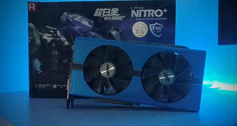 Sapphire Nitro+ Blue Rx 590 With Box & Warranty 0