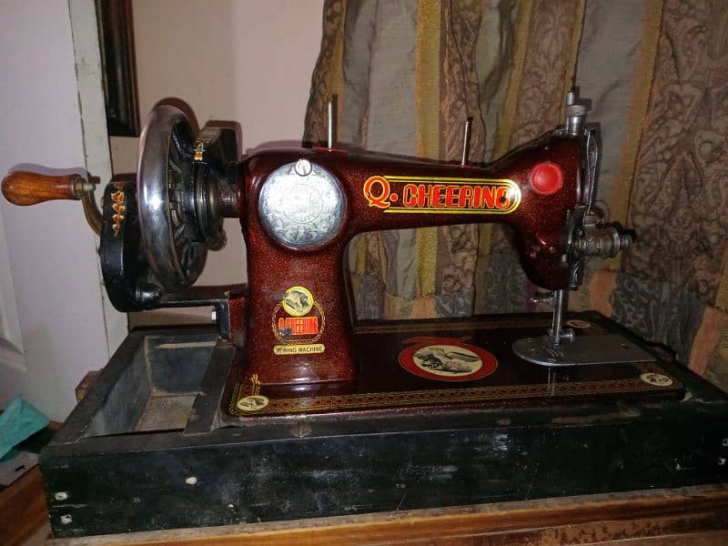 original sweing machine of Q CHEERING . 2