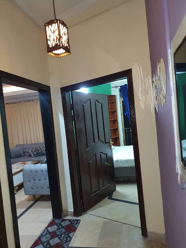 Per day Two bed fully furnished apartment for rent in E-11 Islamabad 1