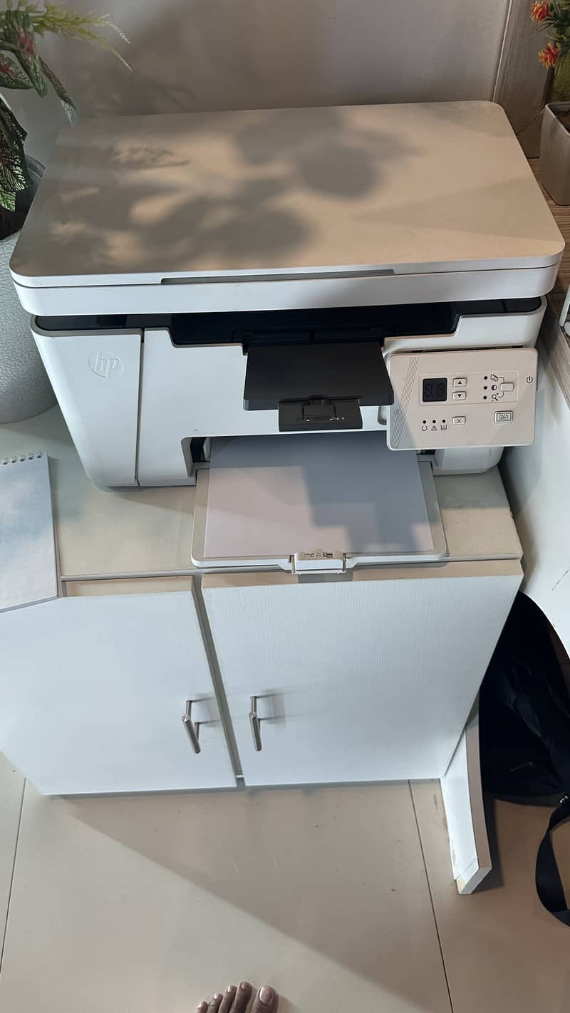 HP All in One Printer, Scanner, Copier MFP M26a (Clean, Office Used) 0