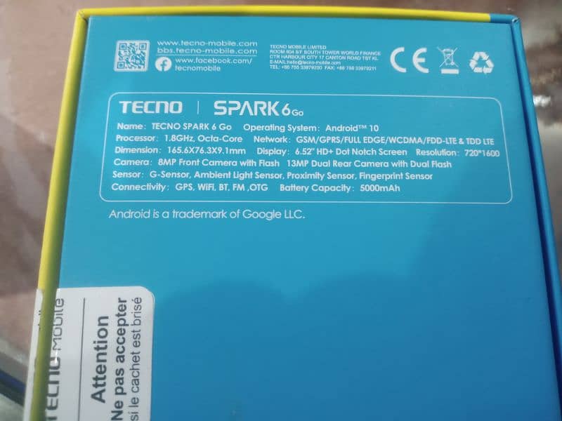 TECNO SPARK 6 GO 7