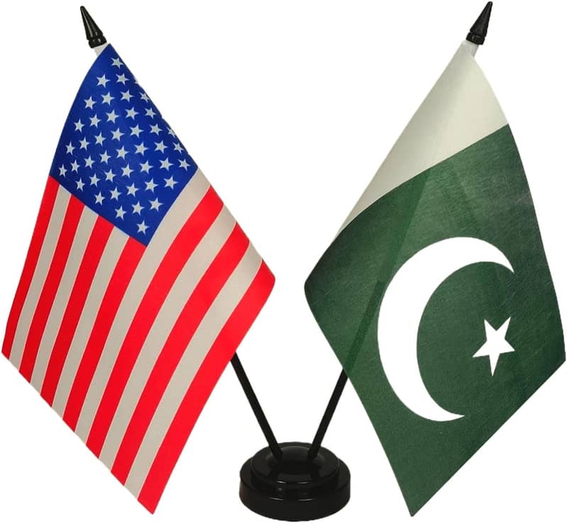 Pakistan flag + rod for bike , USA Flag 10