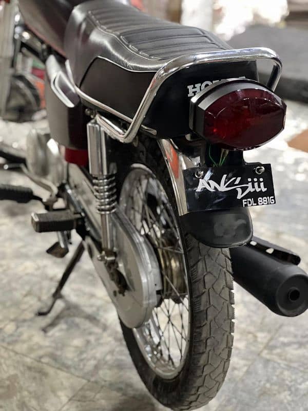 Honda CG 125 2020 Model 21 ka Sticker Total Genuine 8