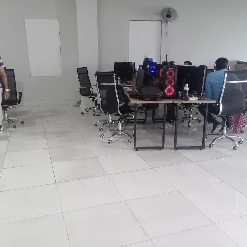 Commercial Semi Furnished Floor Available For Software House and Cooperate Office. 10