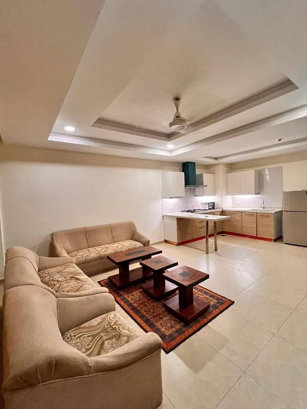 Height 3 One bedroom furnished apartments rent in phase 4 height 3 propar bahria town Rawalpindi 14