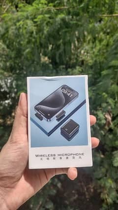 wireless lavalier dual noice cancelling microphone 0