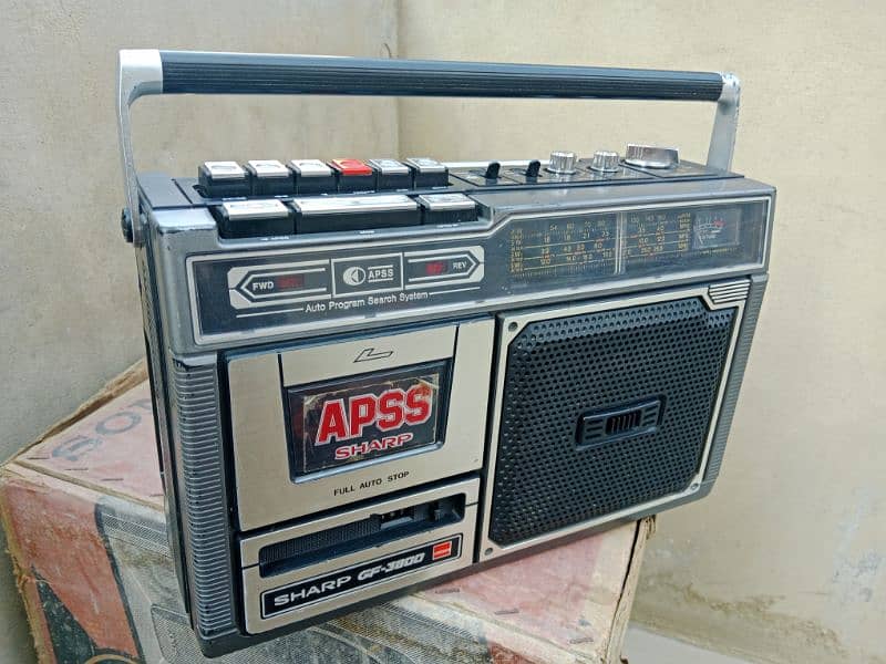 Sharp Radio Tape Recorder model No GF-3800S JAPAN 4