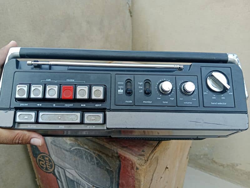 Sharp Radio Tape Recorder model No GF-3800S JAPAN 5