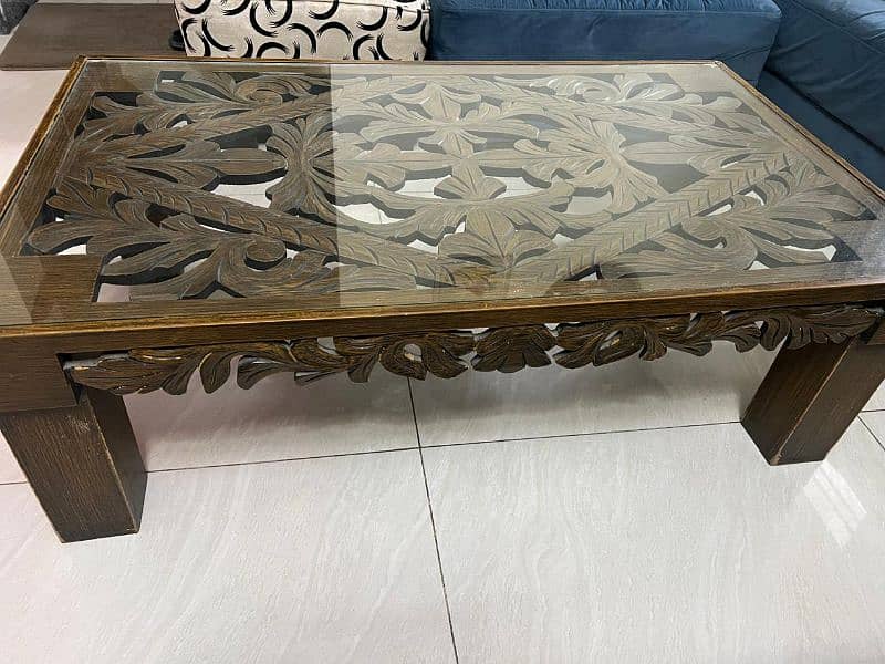 Center table with 2 small tables for sale 0