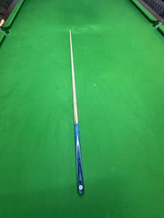 snooker cue blue snake