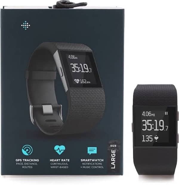 Fitbit Surge GPS tracking Watch - used by Imran Khan & Barak Obama 11