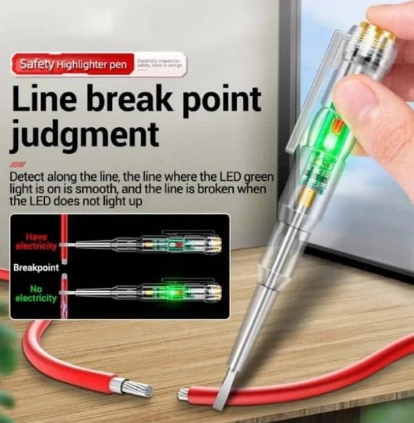 LED Dual Light Indicating Voltage Test Pen | Voltage Detector 2