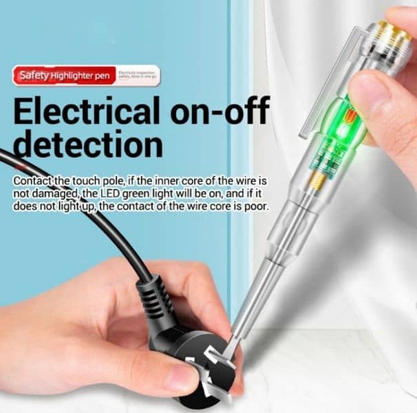 LED Dual Light Indicating Voltage Test Pen | Voltage Detector 4