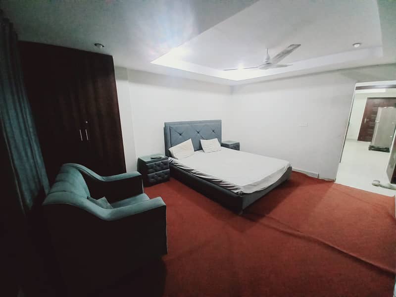 One bedroom apartment fully furnished civic center phase 4 bahria town Rawalpindi 0