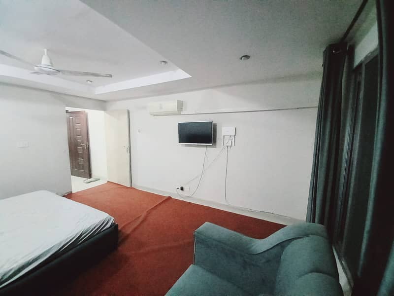 One bedroom apartment fully furnished civic center phase 4 bahria town Rawalpindi 1