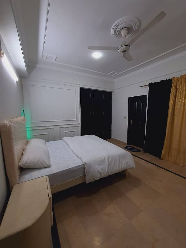 Per day Two bed fully furnished apartment for rent in E-11 Islamabad 5