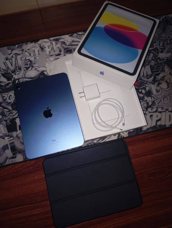 iPad 10 with 11 months Apple warranty Blue color 1