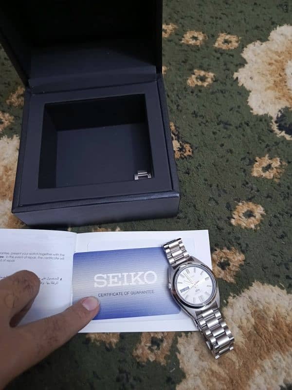 seiko certificate of guarantee 3