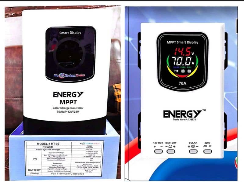 ENERGY 70A MPPT CONTROLLER CHARGER 0