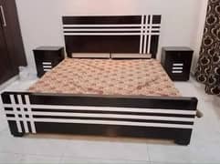 Double bed/King size bed/Dressing table/Bed set/Wooden bed/Furniture 0