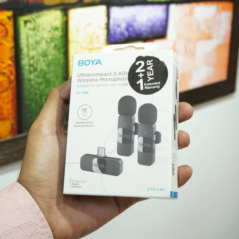 Boya Wireless Mics for iPhone & Android (3 Years Warranty) 2