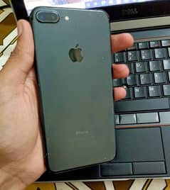 IPhone 7+ 128GB Black PTA Aprroved with Box single handly use phone