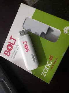 zong bolt 4g device with box urgent sale 0