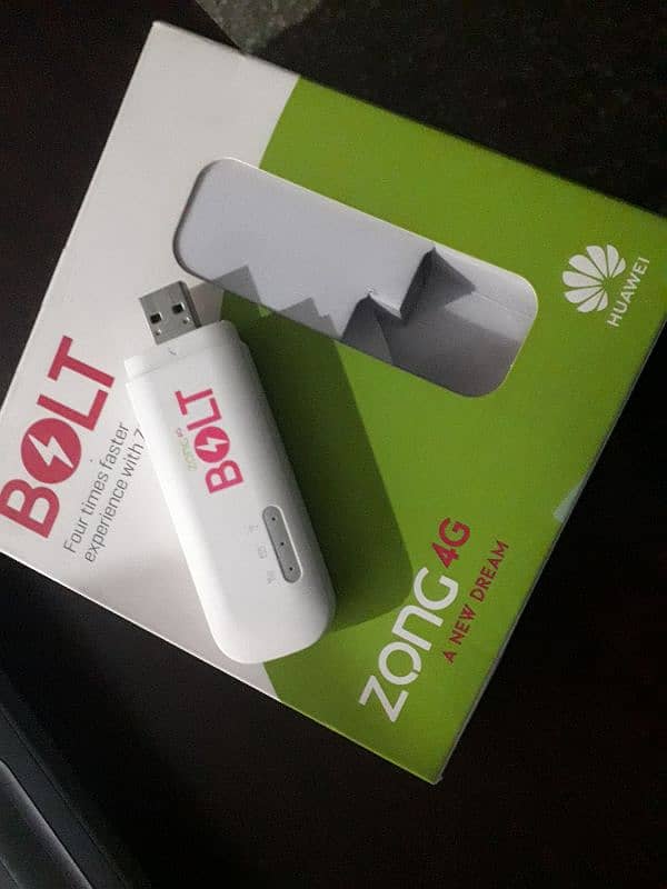 zong bolt 4g device with box urgent sale 3