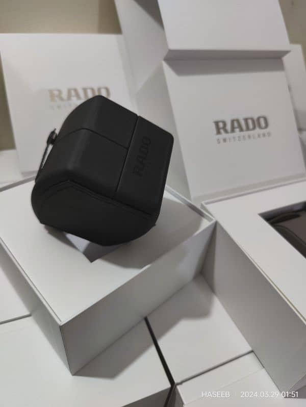 RADO WATCHES ORIGINAL BOXES New Model WHITE AND BLACK AVAILABLE 15