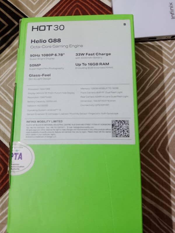 Infinix hot 30 mobile condition A to z ok 2