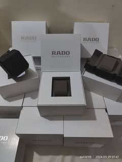 RADO WATCHES ORIGINAL BOXES New Model WHITE AND BLACK AVAILABLE