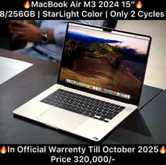 Macbook Air M3 15 inch 8GB 256GB 2024