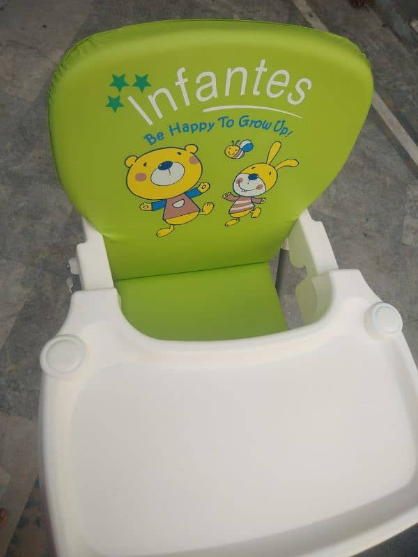 High chair used for feedding babies 1