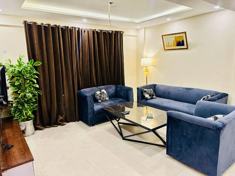 One bedroom daily basis laxusry apartments bahria town 4