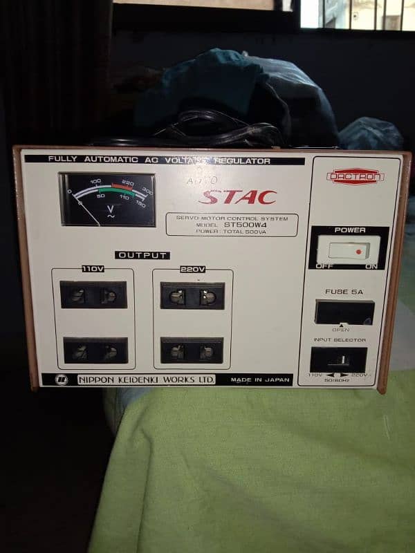 Stac stabilazar servo motoe   1500w & 500w 2