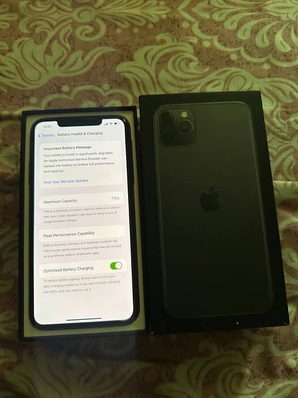 Iphone 11 pro max 64 GB (JV) PTA approved 0