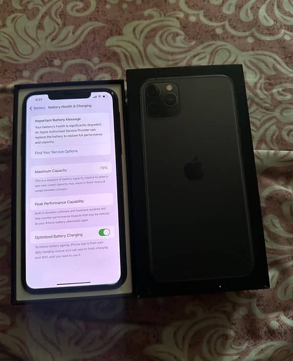 Iphone 11 pro max 64 GB (JV) PTA approved 1