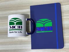 Corporate Pen Mug Diary Printing cap with office logo Customise desig