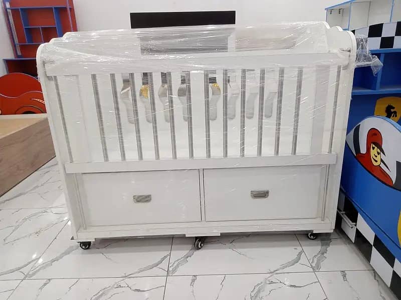 Baby cot / Baby beds / Kid wooden cot / Baby bunk bed / Kids furniture 10