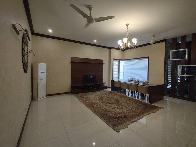 defence 1000 yards semi furnished bungalow for rent with basement swimming pool 13