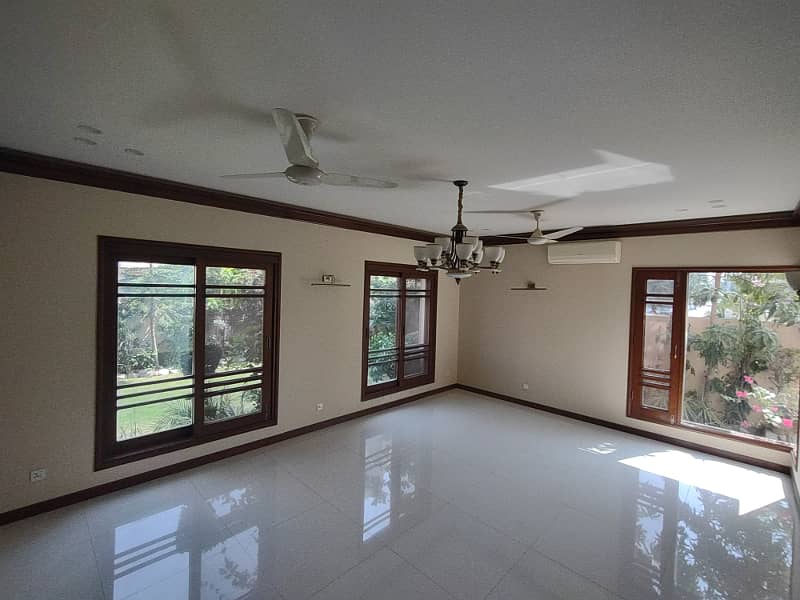 defence 1000 yards semi furnished bungalow for rent with basement swimming pool 20