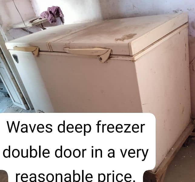 Waves deep freezer, double door fridge & freezer 3