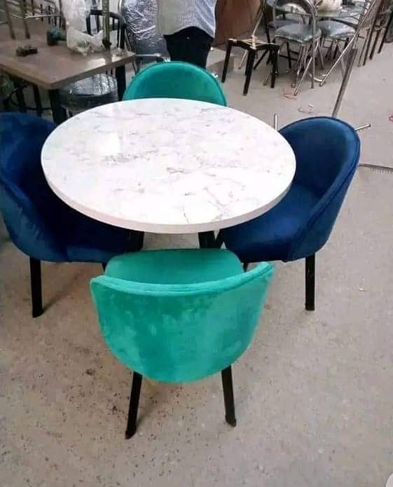 6 Seater Dining table / Wooden dining table/Chairs/ Marble table 6