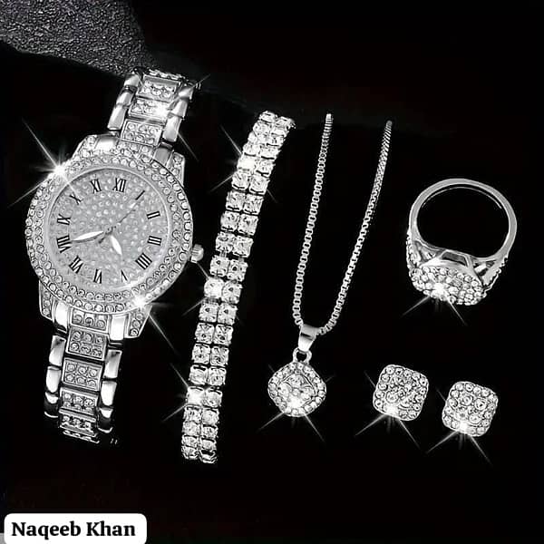 ladies Artificial Diamond Set 0