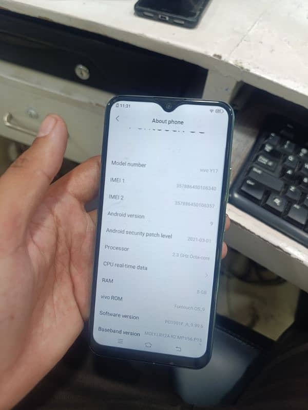 vivo y17 only phone urgent sale 2